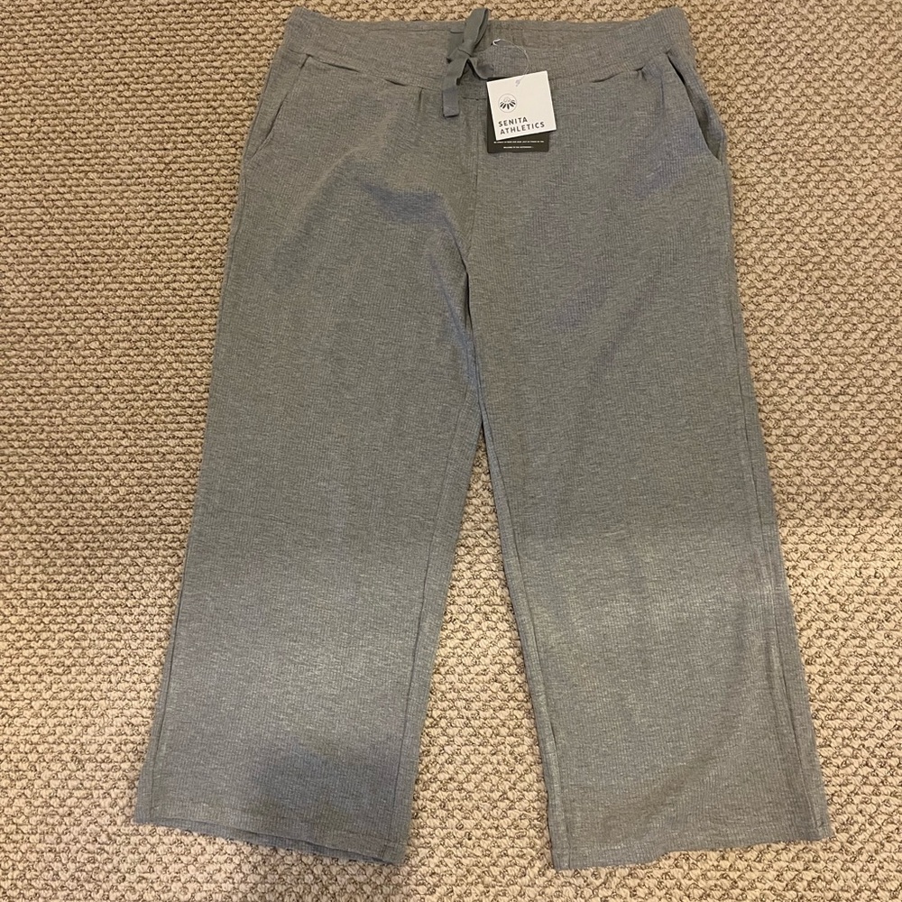 Gray Wide Leg Women’s Bottoms